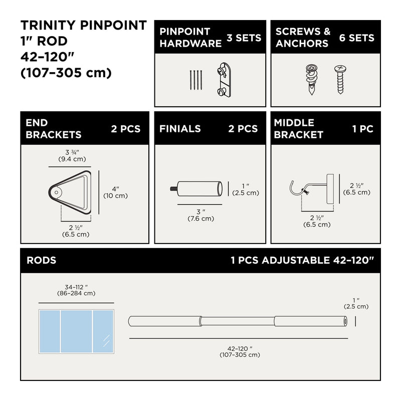 Trinity Pin-Point Curtain Rod - image 8