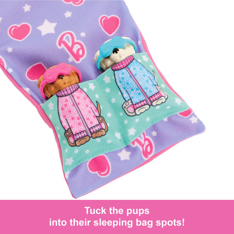 Barbie - Puppy Slumber Party Doll & Playset - Product detail or play view 3