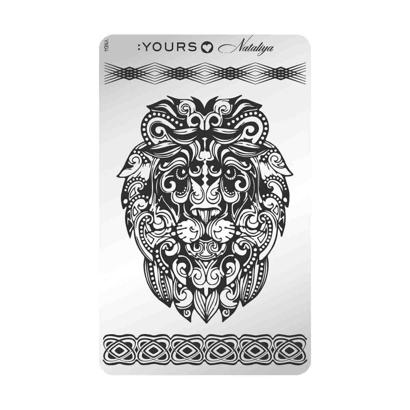 Yours - Loves Nataliya Wild Soul Stamping Plate Arts & Crafts
