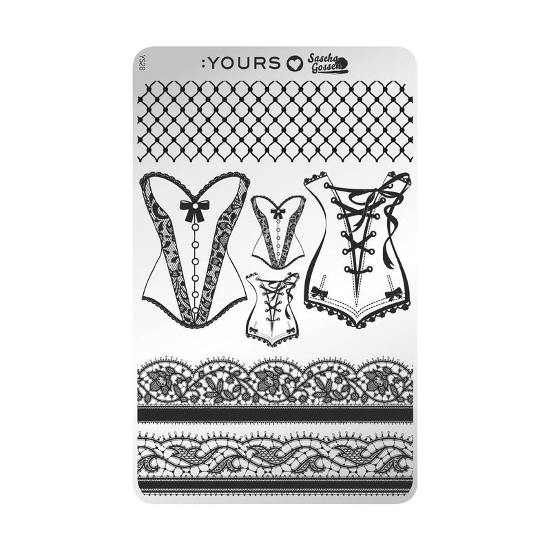 Yours - Loves Sascha Sascha Rouge Stamping Plate Games & Toys