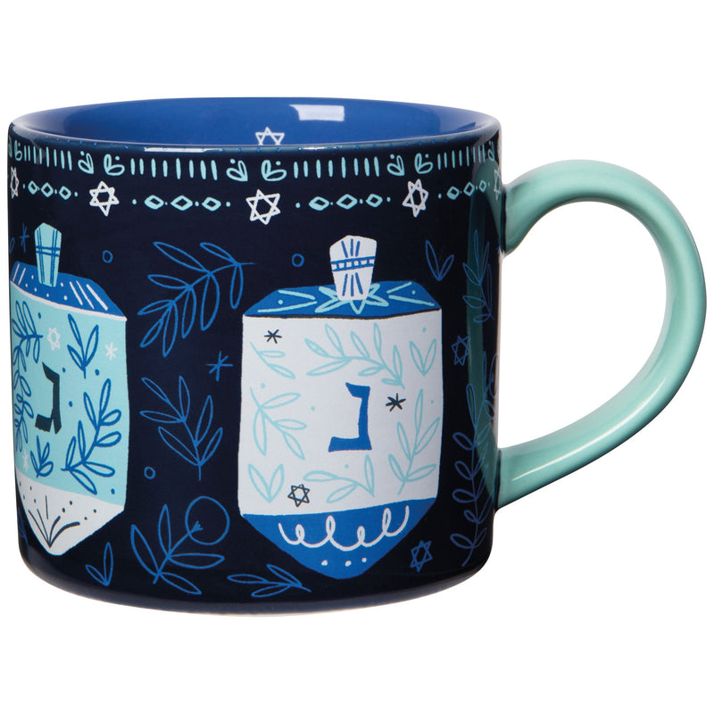 Danica Jubilee - Dreidels Hanukkah Mug in a Box