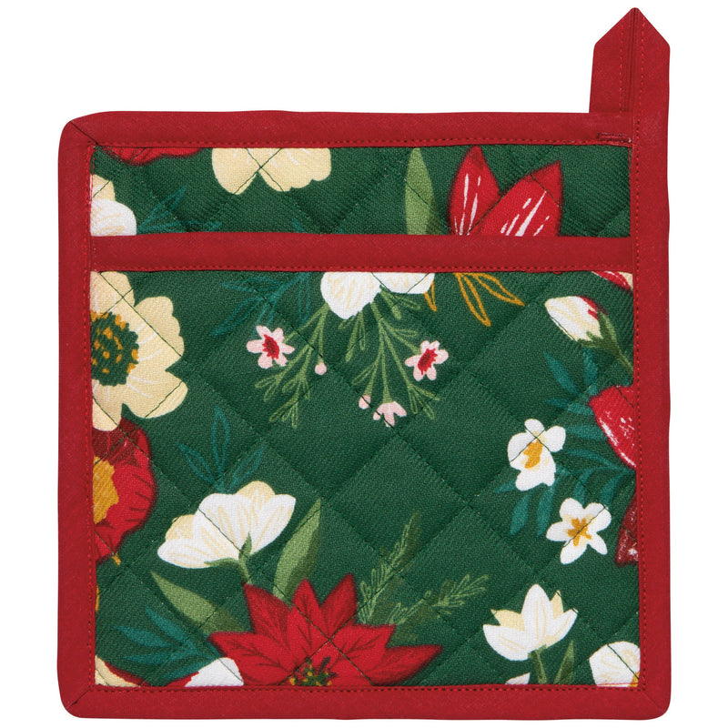 Now Designs - Amaryllis Christmas Pocket Potholder