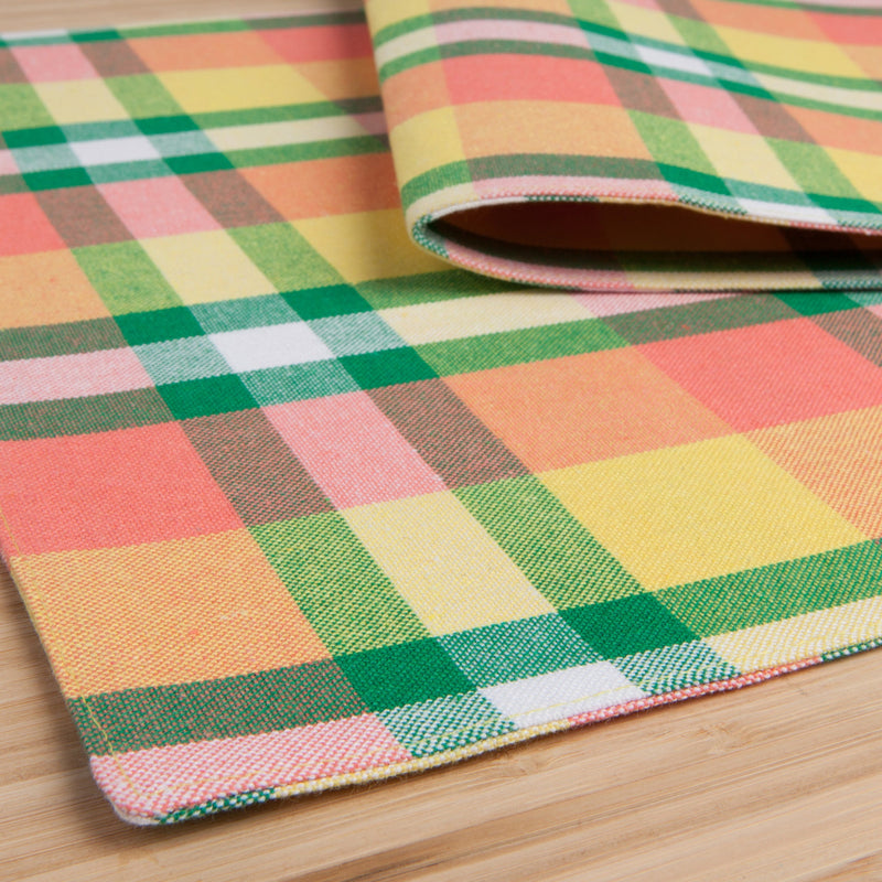 Danica - Second Spin Plaid MeadowTable Runner 72 inches