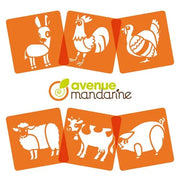 6 Farm Animal Stencils