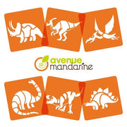 6 Dinosaur Stencils