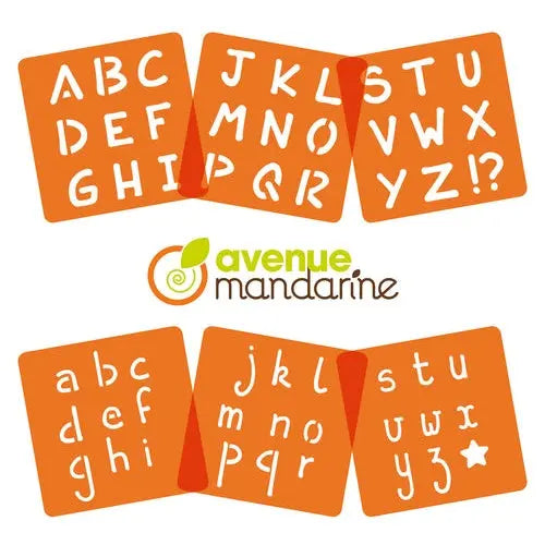 6 Alphabet Stencils