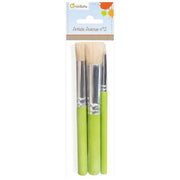 Set of 3 stencil brushes