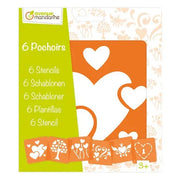 6 Stencils Hearts