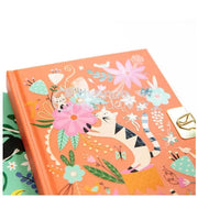 My Mandarine Secret Journal – Cats & Flowers detail