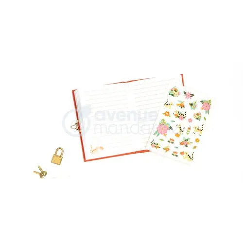 My Mandarine Secret Journal – Cats & Flowers contents
