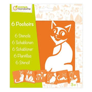 6 cat stencils