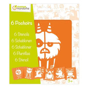 6 monster stencils
