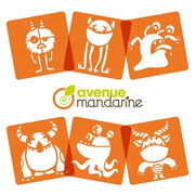 6 monster stencils