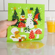Danica - Gnome for Holidays Swedish Dishcloth - lifestyle