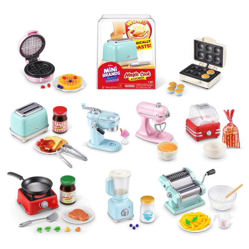 ZURU Mini Brands Magic Cook Kitchen Series 1 capsule; appliance varies
