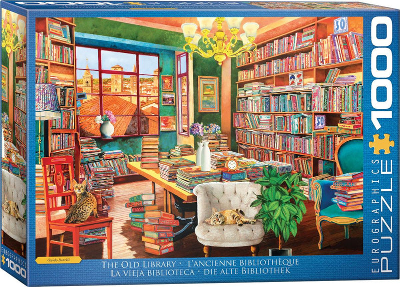 Eurographics - The Old Library by Guido Boerlli (1000pc Puzzle)