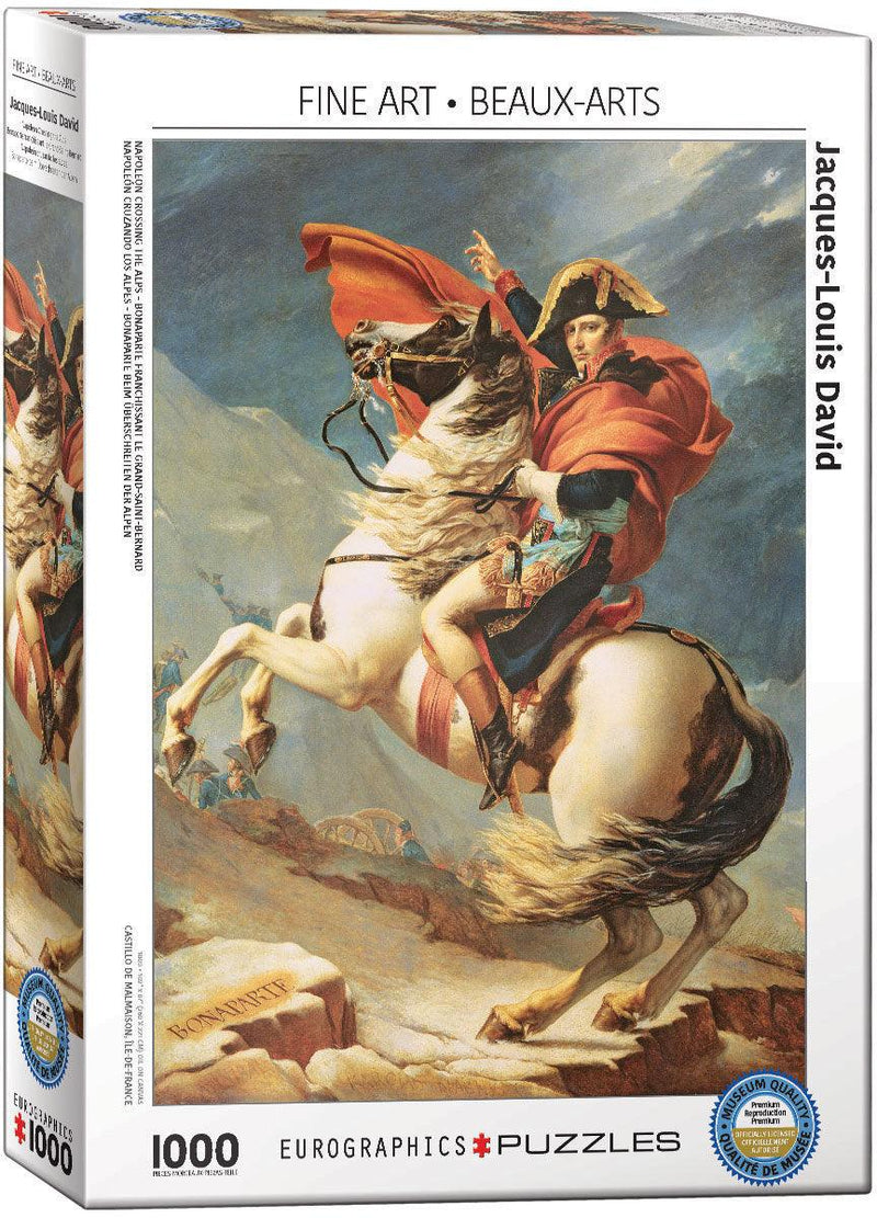 Eurographics - Napoleon Crossing the Alps by Jacques Louis David (1000pc Puzzle)