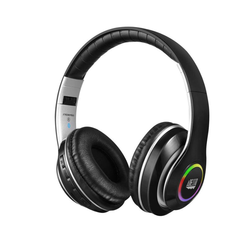 Adesso - Headset Bluetooth with Mic Noise Isolating 35mm Aux Cable Included - Black - Limolin 