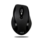 Adesso - Mouse Laser Wireless Ergonomic G25 6 Button up to 1600dpi PC/Mac - Black - Limolin 