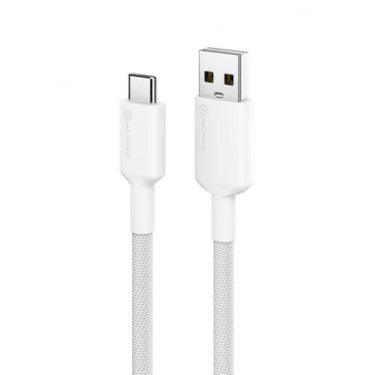 Alogic - Charge & Sync USB-C to USB-A Double Braided - White - Limolin 