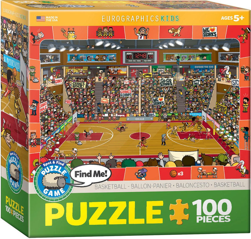 Eurographics - Basketball - Spot & Find (100pc Puzzle) - Limolin 