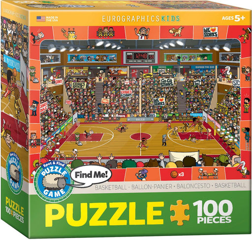 Eurographics - Basketball - Spot & Find (100pc Puzzle) - Limolin 