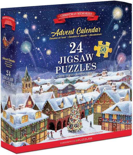 Eurographics - Christmas Memories Advent Calendar II by Simon Treadwell (Book Style Advent Calendars (24 mini 50pc Puzzle) ) - Limolin 