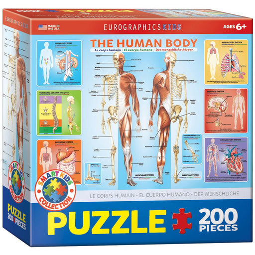 Eurographics - The Human Body (200pc Puzzle) - Limolin 