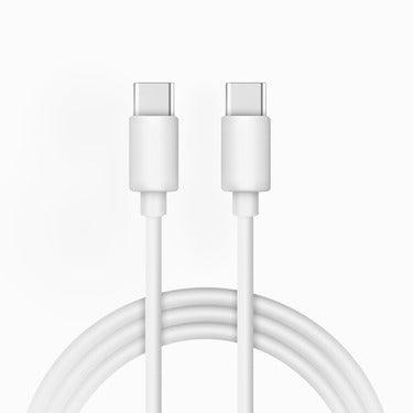 HyperGear - Charge & Sync Pd Usb-C To Usb-C Cable 3Ft Pd Up To 3Amp Bulk - White - Limolin 