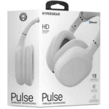 HyperGear - Headphones Bluetooth Pulse Over The Ear - White - Limolin 