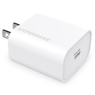 HyperGear - Wall Charger 1 Port Usb-C 20W Pd Magsafe Compatible Fast Charge Bulk - White - Limolin 