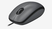 Logitech - Mouse Wired M100 Ambidextrous 3 Button with Scroll 1000dpi PC/Mac/Chrome/Linux - Black - Limolin 