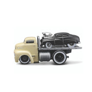 Muscle Machines - Model 05 1950 Ford COE Flatbed & 1949 Mercury Model 05 1/64 Die Cast Model Cars Toy - Limolin 
