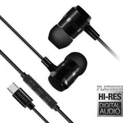 Naztech - Platinum High Fidelity USB-C Earbuds Black - Limolin 