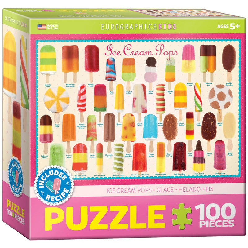 Eurographics - Ice Cream Pops - Kids Sweets (100pc Puzzle)