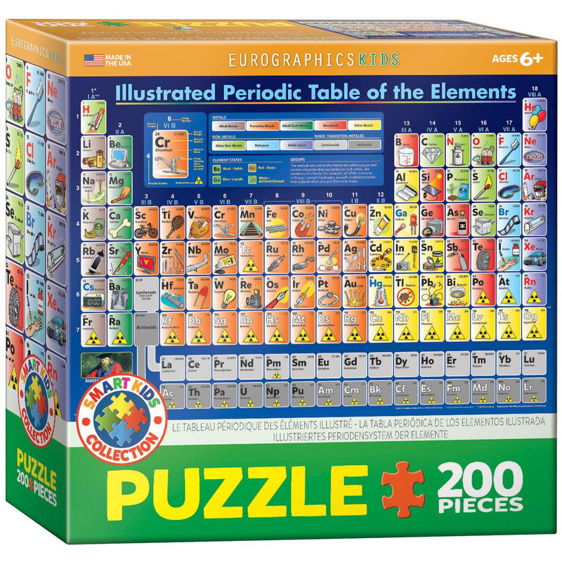 Eurographics - Illustrated Periodic Table of Elements (200pc Puzzle)