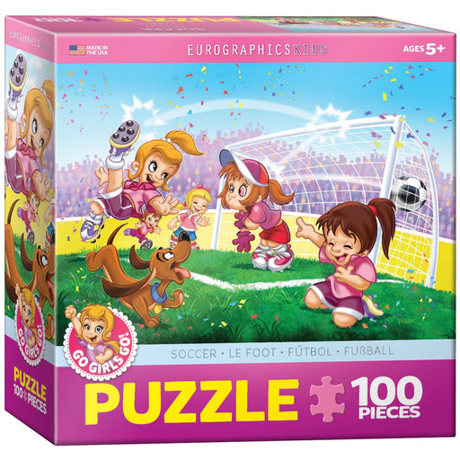 Eurographics - Soccer - Go Girls Go! (100pc Puzzle)
