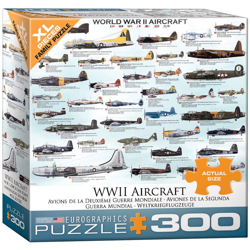 Eurographics - World War II Aircraft (300 pc - XL Puzzle Pieces)