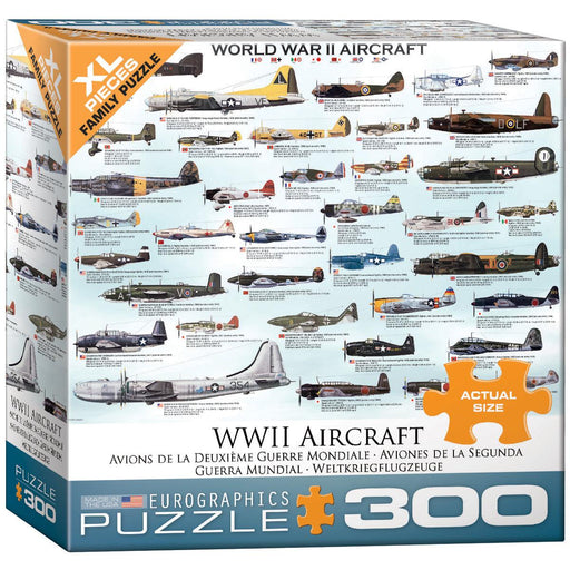 Eurographics - World War II Aircraft (300 pc - XL Puzzle Pieces)
