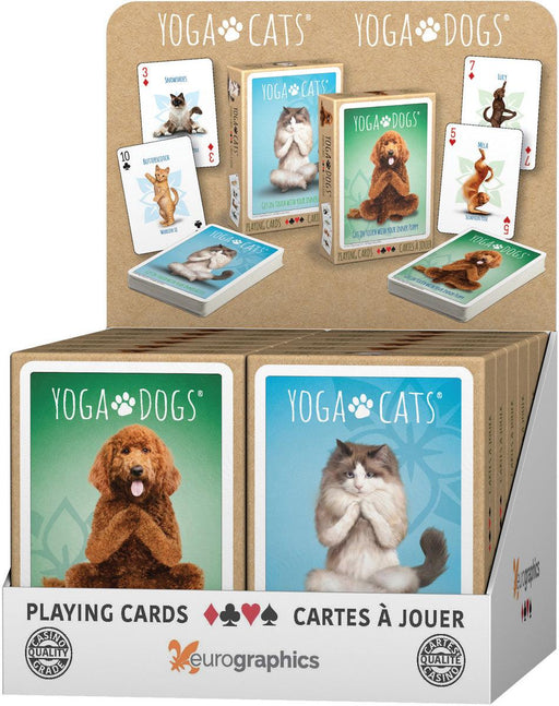 Eurographics - Yoga Cats & Dogs - Playing Cards (ACCESSORIES)
